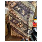 Folk Art Peru Rug - 100% wool hand made in Peru