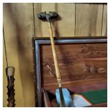 Long Handed Shoehorn with a decorative handle featuring animal heads