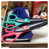 Fiskars Pinking & Seagull Scissors and other craft items