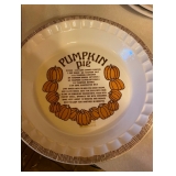 Vintage Royal China Country Harvest Pie Recipe Plates