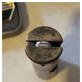 Kershaw Pocket Knife in form of 12 Guage Shotgun Shell with Amoco Advertising (10K Gold Emblem)