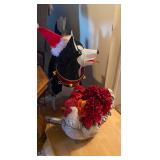 Husky Christmas decoration 2.5 FT. LED light up