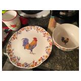 Rooster Dinnerware set - Cracker Barrel