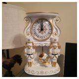 Nutcracker Clock 3-wick candle holder from Bath & Body Works