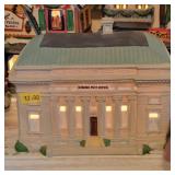 Ceramic Light Up Kokomo IN Post Office created by Artist Patty Host