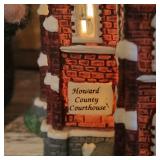 Ceramic Light Up Howard County Courthouse created by Artist Patty Host