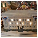 Ceramic Light Up Howard County Courthouse Kokomo IN created by Artist Patty Host