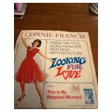 Vinyl LP "Looking for Love" by Connie Francis 45 RPM record 
