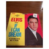 Vinyl LP "If I can Dream" by Elvis 45 RPM record Album