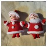 Vintage Santa & Mrs Claus 