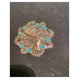 Vintage Egyptian Revival Nefertiti brooch Pendant