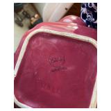 vintage Hall China teapot in the Bellevue or Baltimore pattern. 