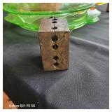 an antique cast iron still bank, commonly known as a "Domed Mosque" or "3-Story Mosque" bank.  It wa