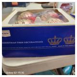 Vintage the imperial collection glass tree ornaments sold by Sears