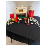 Vintage Fisher-Price Little People Play Family Farm - set includes Barn, Silo and various animal and