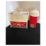 Vintage Fisher-Price Little People Play Family Farm - set includes Barn, Silo and various animal and