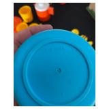 Vintage Fisher - Price Magic Burner kitchen set - includes pots, pans, plates, cups and utensils