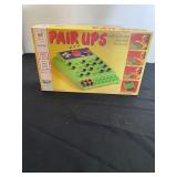 Vintage Milton Bradley "Pair Ups" board Game - game is a real time memory challenge where players ma