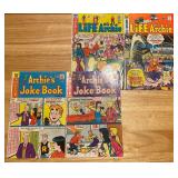 several issues of the comic book series Archie