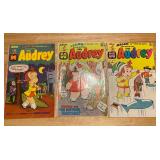 vintage "Playful Little Audrey" comic books published by Harvey Comics. 