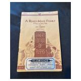 a vintage play script titled A Ready-Made Family: A Farce in Three Acts by Jay Tobias. It was publis