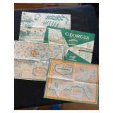 Vintage Paper Placemats - souvenir placemats