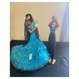 vintage Marin Chiclana Spanish Flamenco dancer dolls.