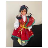 vintage Portuguese folk doll from Madeira, dressed in traditional national costume. 