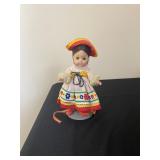 vintage Vogue Ginny doll from the "Far Away Lands" or "Around the World" series, representing Mexico