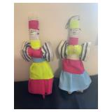 Guatemalan worry dolls (or muñecas quitapenas), which are small, handmade dolls from Guatemala.  Acc