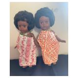 vintage Vogue Ginny Dolls from the "Africa Far Away Lands" or International Collection. The clothing