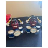 vintage California Raisins figurines, specifically the 1988 PVC figures produced by Applause. 