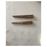  vintage Morse Taper Drift keys, also known as drift wedges or removal tools, used in machining