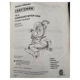 Craftsman 10-inch compound miter saw. 