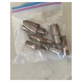 Machine bits come with the Nitto Kohki Atra Ace Model A-35 Auto magnetic drilling machine