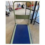 Folding platform cart, also known as a trolley or dolly.