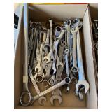  assorted combination wrenches. 