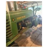 Vintage John Deere Model B tractor  A classic piece of agricultural machinery manufactured between 1