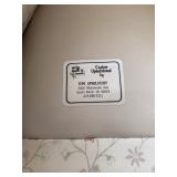 Floral off White Chair and Ottoman