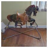 Spring Horse - Rocking Horse All Original 1950s