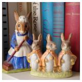 Hand-picked Vintage Beatrix Potter Figurine: Flopsy, Mopsy, Cottontail - Beswick England