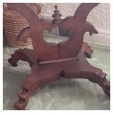 Large Carved Parlor Table / Center Table