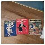 vintage Uncle Wiggly book set includes "Starts Off" and "The Troublesome Boys," both published in 19