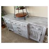 Beautiful gray credenza sideboard buffet by Fairmont Designs 