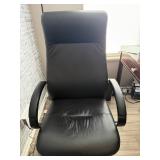 black executive swivel office chair