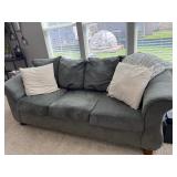 Gray Casual Plush Sofa