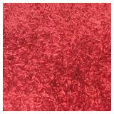 Chloe Collection area rug in a red shag style