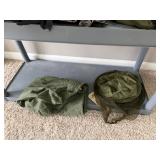 U.S. military-issued insect head net