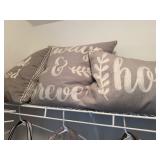 throw pillows