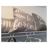 throw pillows